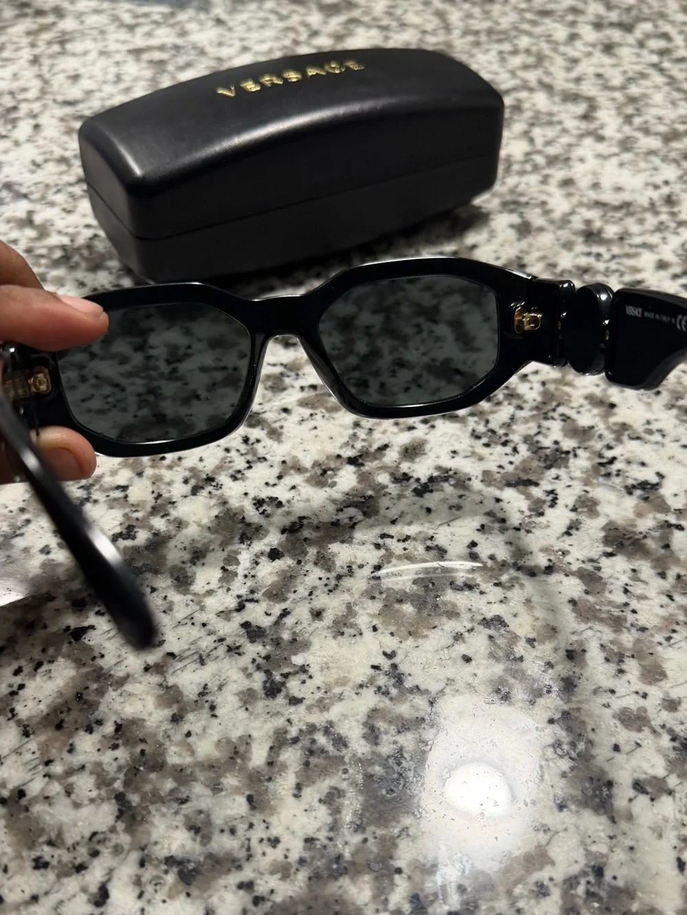 Versace Medusa Biggie VE 4361 All Black Sunglasses